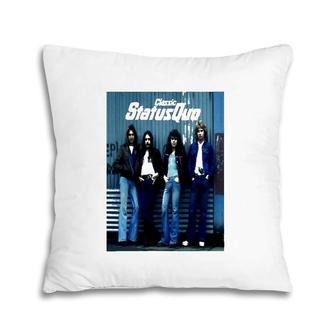 Classic Status Quo Music Lover Pillow | Mazezy