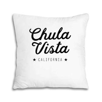 Classic Vintage Retro Chula Vista Keepsake Cali Keepsake Pillow | Mazezy