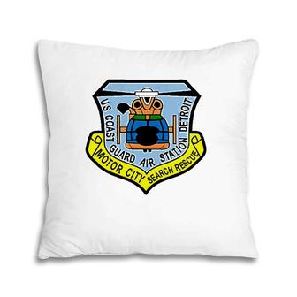 Coast Guard Air Station Detroit Tank Top Pillow | Mazezy