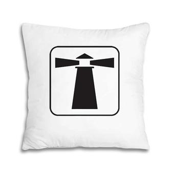 Cool Nautical Navigational Ocean Lighthouse Pillow | Mazezy