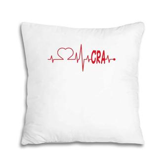 Cra Clinical Research Associate Medical Heart Beat Job Pillow | Mazezy