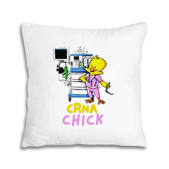 Crna Gift Appreciation Cute Crna Chick Nurse Pillow | Mazezy