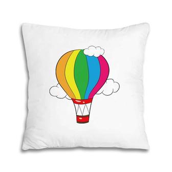 Cute Hot Air Balloon Pillow | Mazezy
