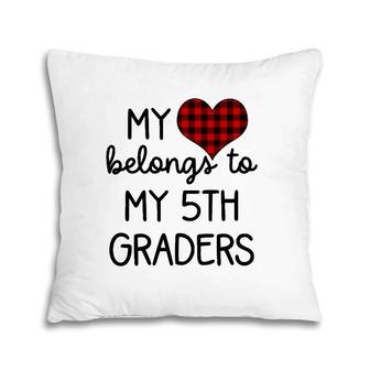 Cute Sweet Gift Idea For 5Th Grade Teacher Pillow | Mazezy
