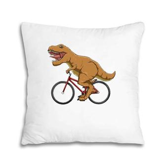 Cycling Dinosaurrex Riding Road Bike Mtb Cyclocross Pillow | Mazezy