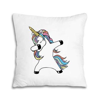 Dabbing Unicorn My Little Dabbing Unicorn Pony Pillow | Mazezy