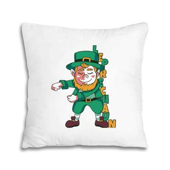 Dancing Leprechaun St Patrick's Day Pillow | Mazezy