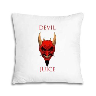 Devil Juice Vector Art Unisex Pillow | Mazezy