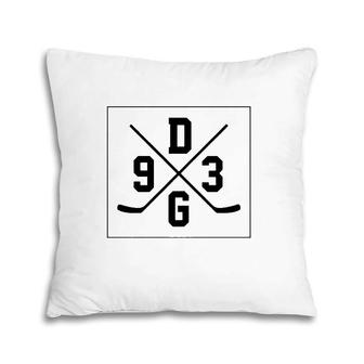 Dg93 Ice Hockey Lover Crossed Hockey Sticks Pillow | Mazezy