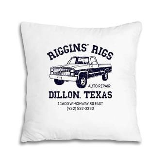 Dillon Texas Friday Night Football Player Fan Riggins Rigs Pillow | Mazezy