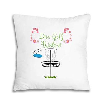 Disc Golf Widow Floral Pillow | Mazezy