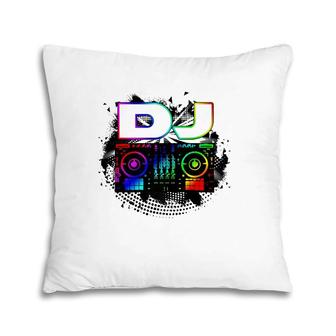 Dj Music Lover Music Player Sound Cool Funny Gift Pillow | Mazezy