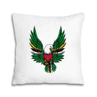 Dominica Flag Dominican Flag Eagle Pillow | Mazezy