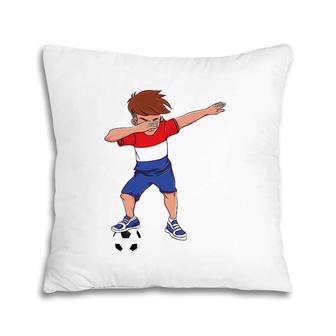Dutch Soccer Flag Hup Holland Dabbing Football Gift Pillow | Mazezy