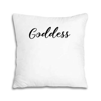 Empowering S For Women Goddess Feminist Gift Pillow | Mazezy