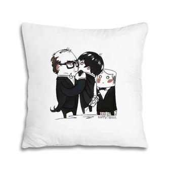 Eric And Ernie Happy Toast Pillow | Mazezy