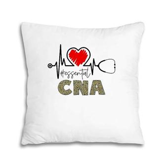 Essential Cna Heart Leopard Nurse Funny Nursing Lovers Gifts Pillow | Mazezy