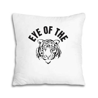 Eye Of The Tiger Inspirational Quote Workout Fitness Pillow | Mazezy