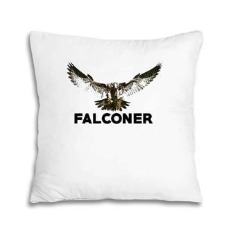 Falconer Falcon Hobby Bird Pillow | Mazezy