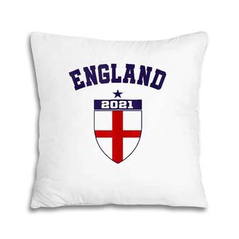 Fan England Football Top Euro Retro England Soccer Jersey Pillow | Mazezy