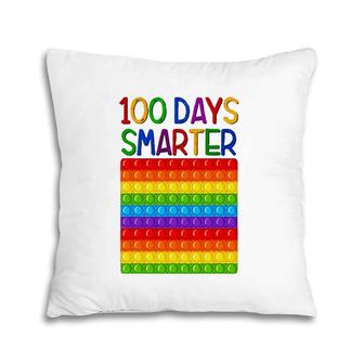 Fidget Toy 100 Days Smarter Poppin 100 Days Of School Pop It Pillow | Mazezy