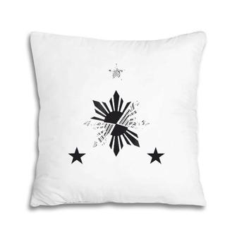 Filipino Heritage - Tribal Warrior Tattoo Design Pillow | Mazezy