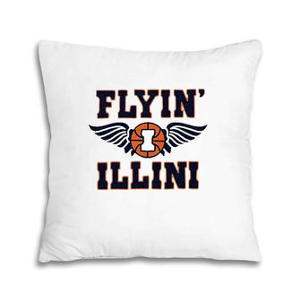 Flyin’ Illini Basketball Sport T Pillow | Mazezy