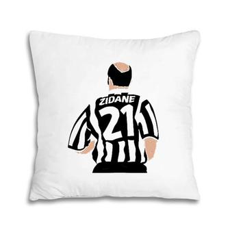 France Soccer Jersey Zidane Premium Pillow | Mazezy