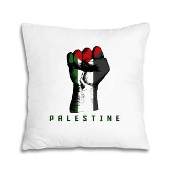 Free Gaza Palestine Flag, Peace Love Palestine People Scarf Pillow | Mazezy