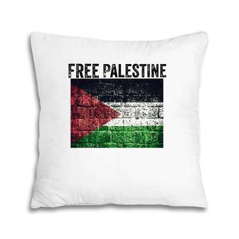 Free Palestine Gaza Graphic Flag Pillow | Mazezy
