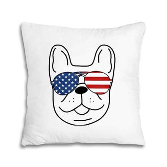 French Bulldog 4Th Of July Independence Day Pillow | Mazezy