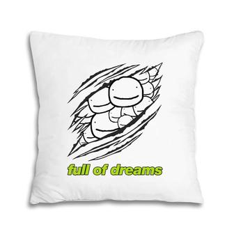 Full Of Dreams Funny Gamer Smile Pillow | Mazezy