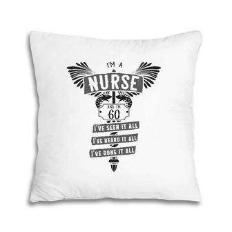 Funny 60Th Birthday Nurse Gift Idea Pillow | Mazezy