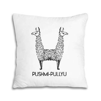 Funny Alpaca Llama , Pushmi-Pullyu Yoga Pillow | Mazezy