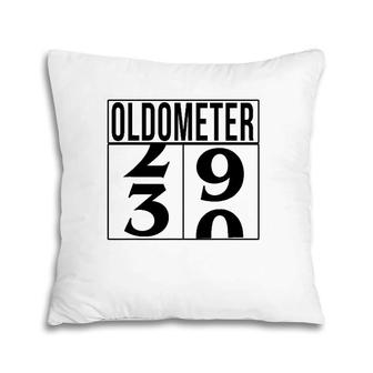 Funny Birthday Gift For 30 Years Old Oldometer Unique B-Day Pillow | Mazezy
