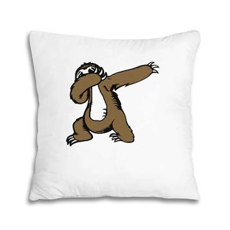 Funny Dabbing Sloth Dab Dance Pillow | Mazezy