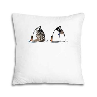 Funny Duck Butts From Birdorable Mallard Duck Butts Pillow | Mazezy