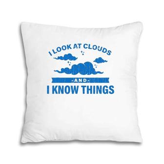 Funny Meteorology Meteorologist Weather Forecast Weatherman Pillow | Mazezy