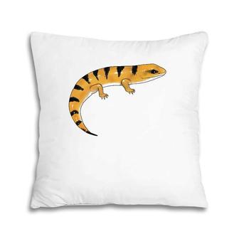 Funny Pet Peter's Banded Skink Lizard Reptile Keeper Gift Pillow | Mazezy