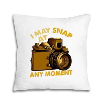 Funny Photography Joke Pun Parody Photog Pillow | Mazezy