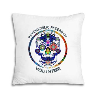 Funny Psychedelic Research Volunteer Alien Pillow | Mazezy