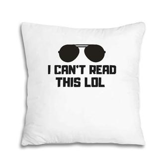 Funny Quote Gift For Blind People Pillow | Mazezy