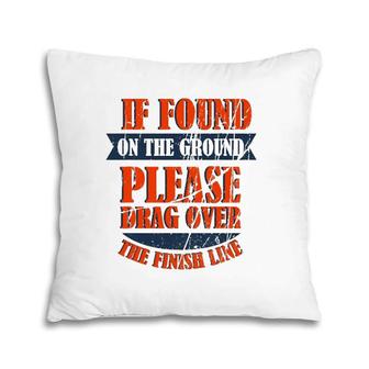 Funny Running S With Sayings For Women & Men Pillow | Mazezy