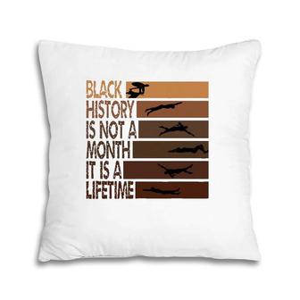 Funny Swimming Quote, Cool Black History Month For Swimming Pillow | Mazezy