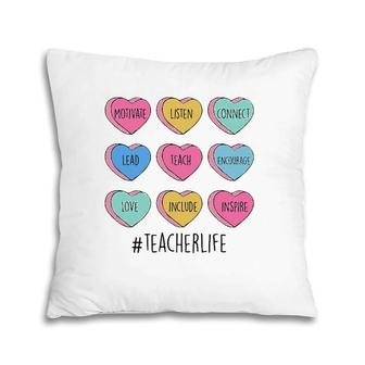 Funny Teacher Valentines Day Special Education Teacher Sped Pillow | Mazezy