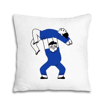 Funny Weightlifting Graphic Tees For Women And Men Pillow | Mazezy