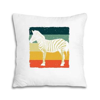 Funny Zebra Themed For Men Women Safari African Wildlife Pillow | Mazezy