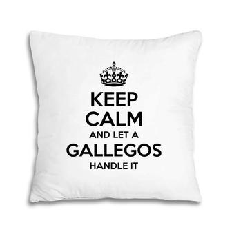Gallegos Funny Surname Family Tree Birthday Reunion Gift Pillow | Mazezy CA
