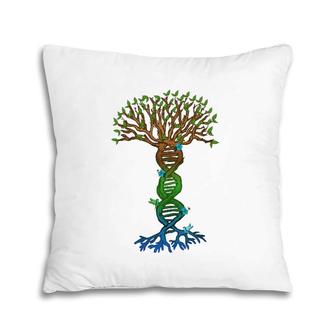 Genetics Tree Genetic Counselor Or Medical Specialist Pillow | Mazezy