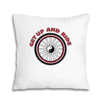 Get Up And Ride The Gap And C&O Canal Book Pillow | Mazezy